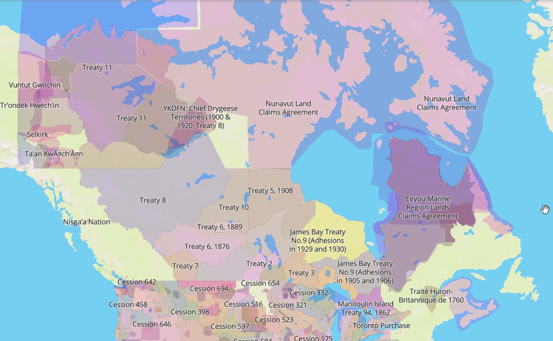 Interactive Treaty Map